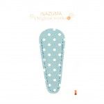 EMA-2-18 Aqua Polka Dot Scissor Sheath-Small