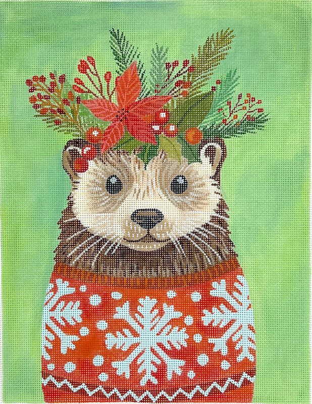 MIAC-PL-21: Otter in Christmas Sweater