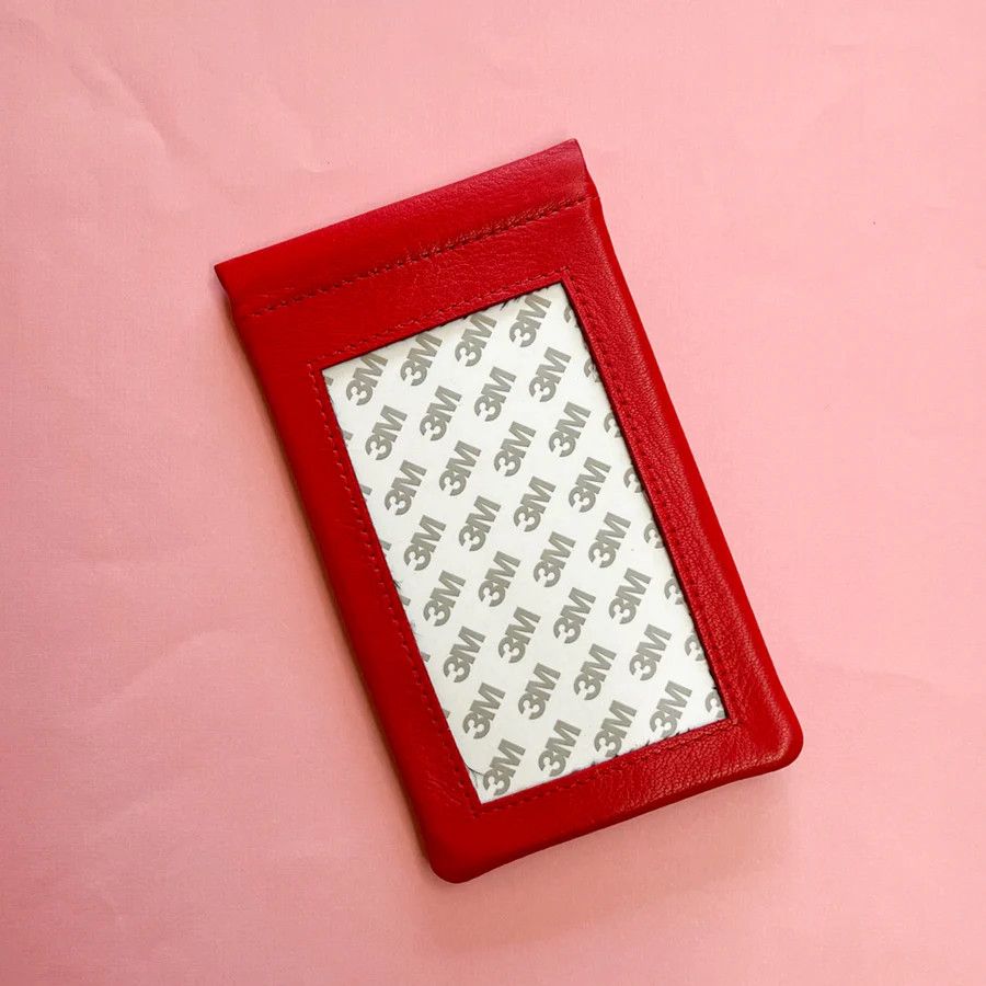 KCDEGC: Self-Finishing Eyeglass Case - Red