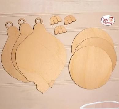 Vintage Ornament Backer #1 (3 Pack)