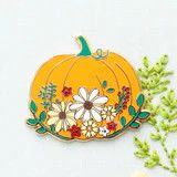 Floral Pumpkin Needle Minder