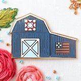 Patriotic Barn Needle Minder