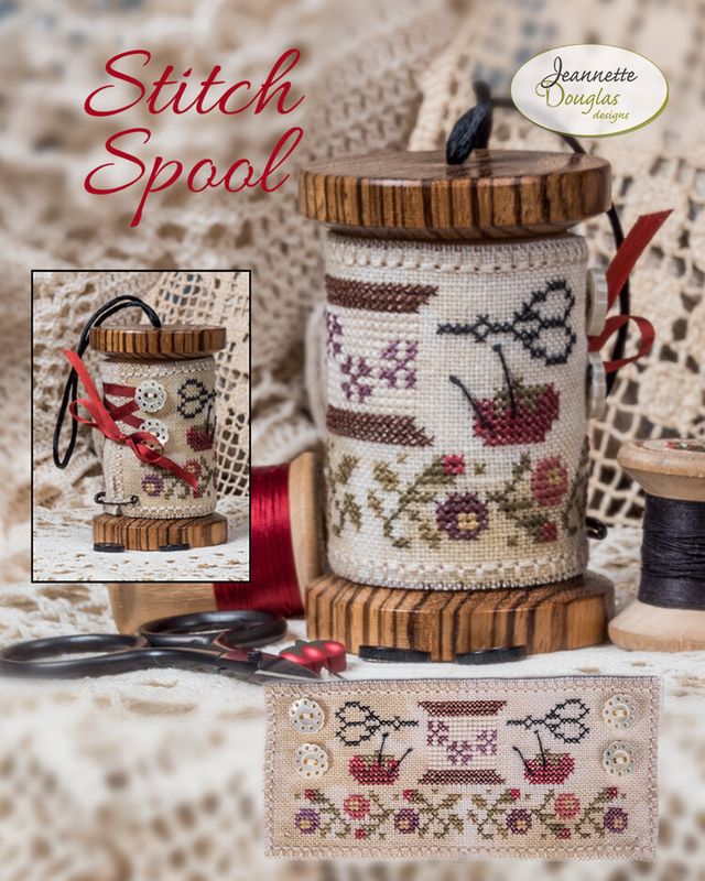 Stitch Spool w/Embellishments