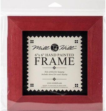 MH - Holiday Red Frame: 6" x 6"