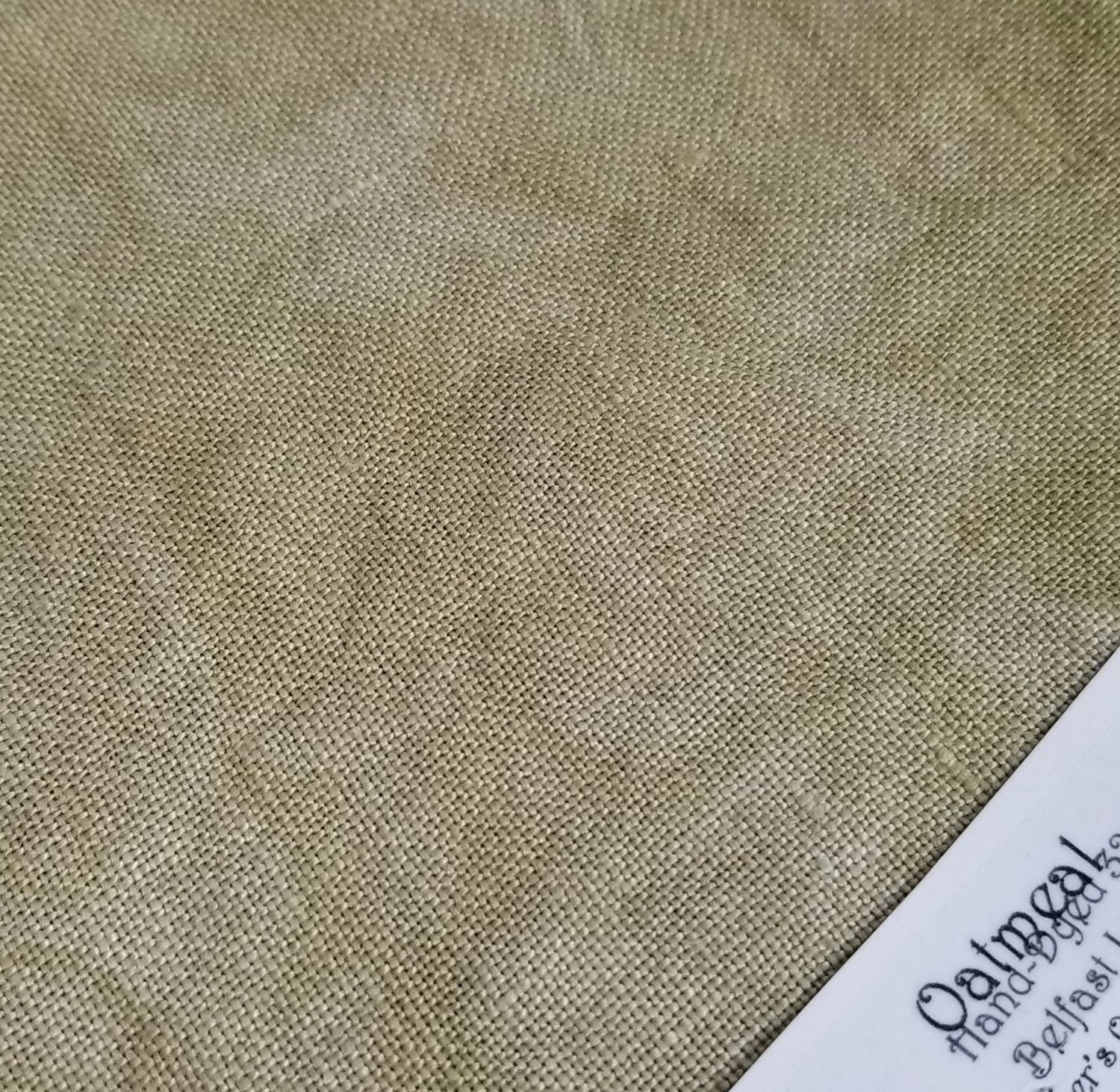 Lugana 28 Ct-Oatmeal: Fat Quarter