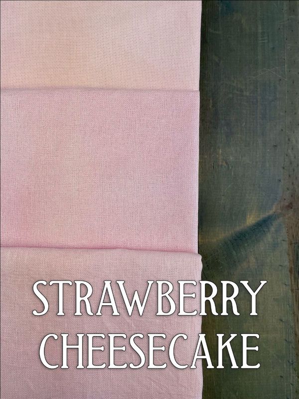 Lugana 25 Ct-Strawberry Cheesecake: Fat Half