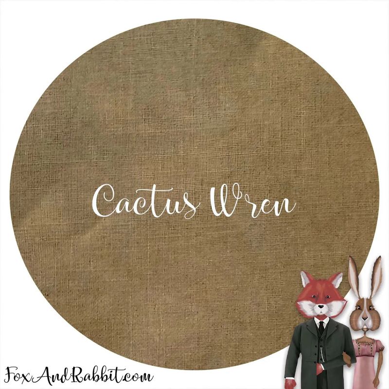 Aida 18 Ct-Cactus Wren: Fat Quarter