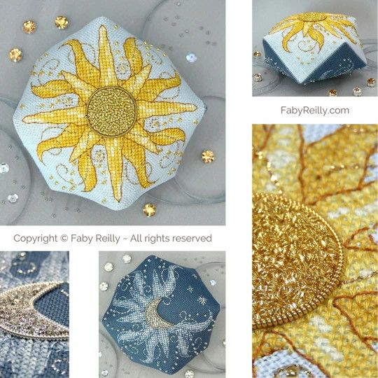 Sun &amp; Moon Biscornu