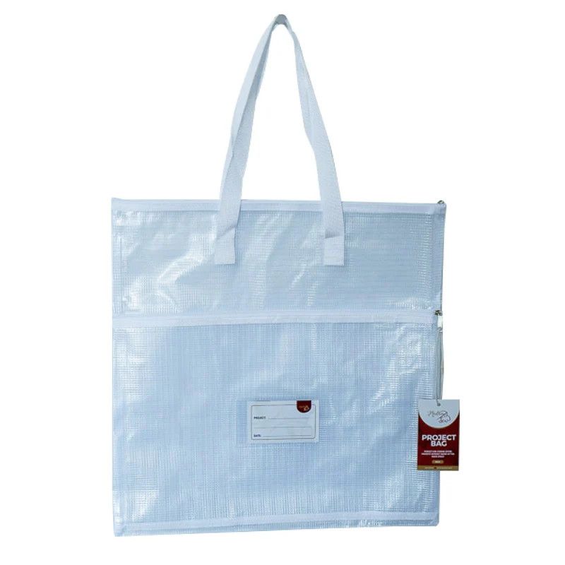 Madam Sew Project Bag-White