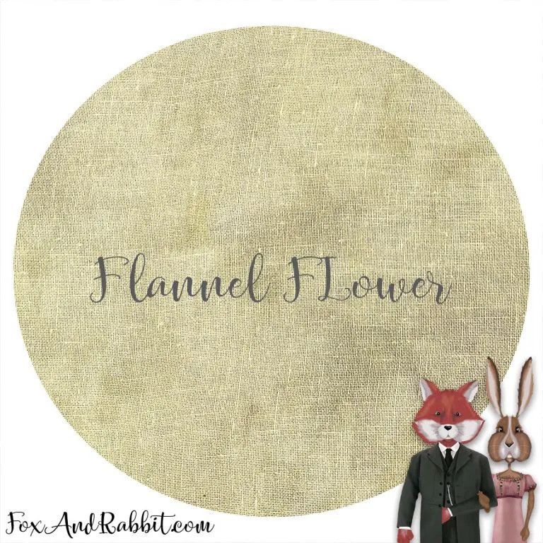 Cashel 28 Ct-Flannel Flower: Fat Half