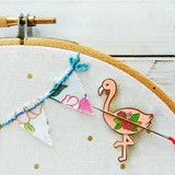 Fossie the Flamingo Needle Minder