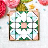 Shining Star Quilt Block Needle Minder