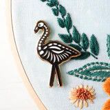 Shadow the Skeleton Flamingo Needle Minder