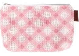 Plaid Mesh Bag: 6"x9" (Rose)