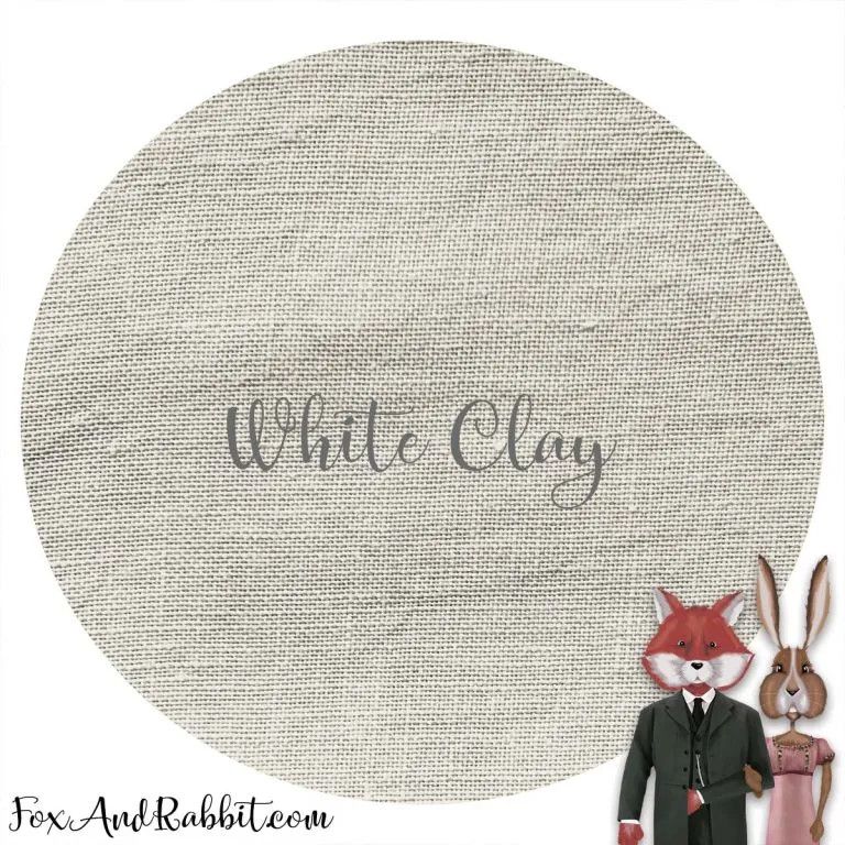 Edinburgh 36 Ct-White Clay: Fat Quarter
