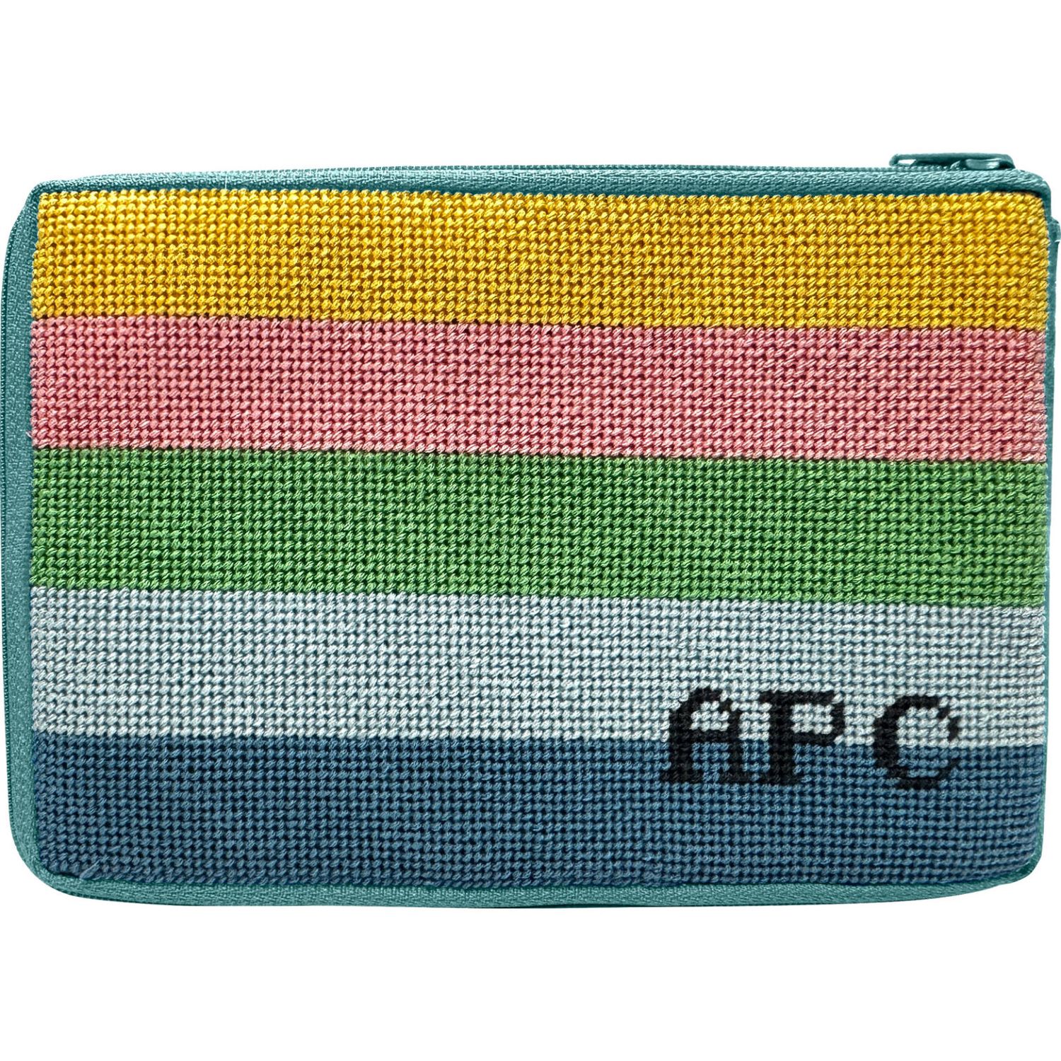 SZ644: Stripped Monogram Purse