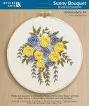 Yellow and Blue Flowers Embroidery Kit