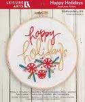 Happy Holidays Embroidery Kit