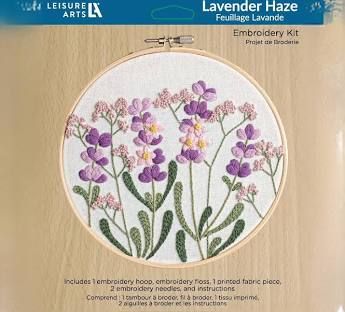 Lavender Haze Embroidery Kit