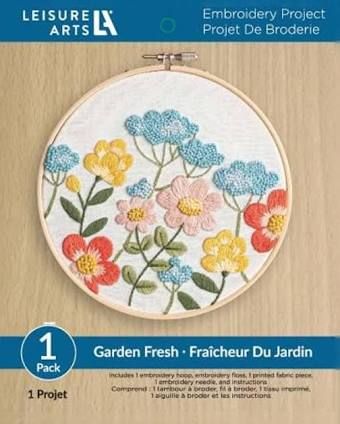 Garden Fresh Embroidery Kit