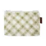 Plaid Mesh Bag: 6"x9" (Olive)
