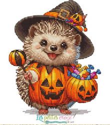 Hedgehog Halloween Needle Minder