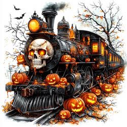 Halloween Train Needle Minder