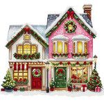 Christmas Village Needle Minder