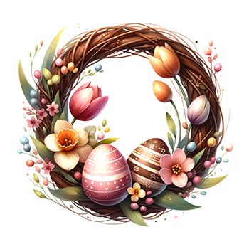 Easter Wreath Needle Minder