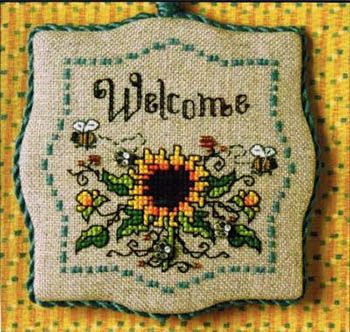 Sunflowers &amp; Bumblebees Welcome w/Embellishments