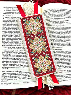 Christmas Tapestry Bookmark