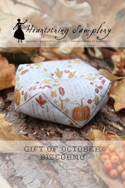 Gift of October Biscornu