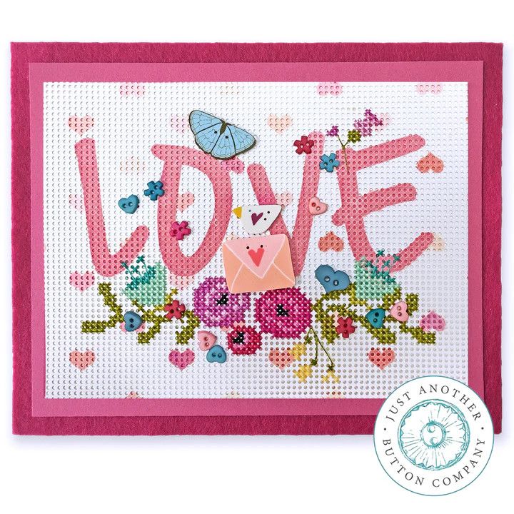 Hearts &amp; Flowers Perforated Paper Kit