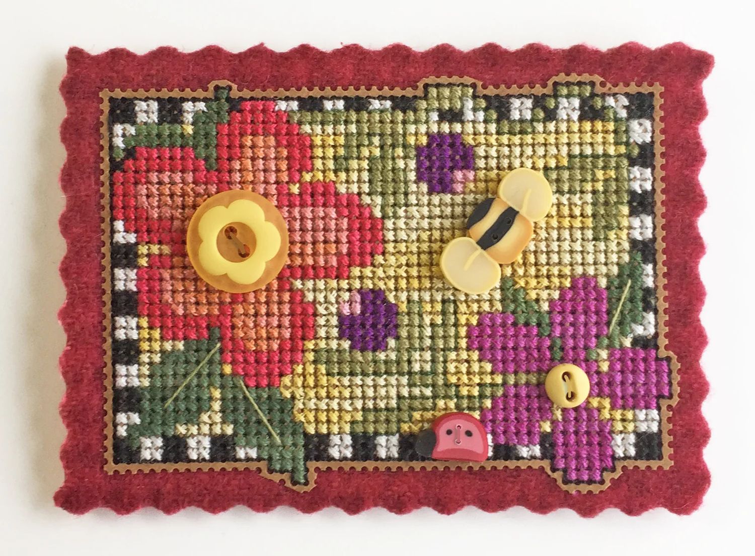 Buttons in Bloom - Yellow