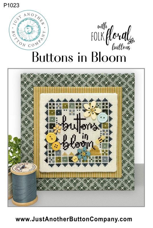 Buttons in Bloom Floral