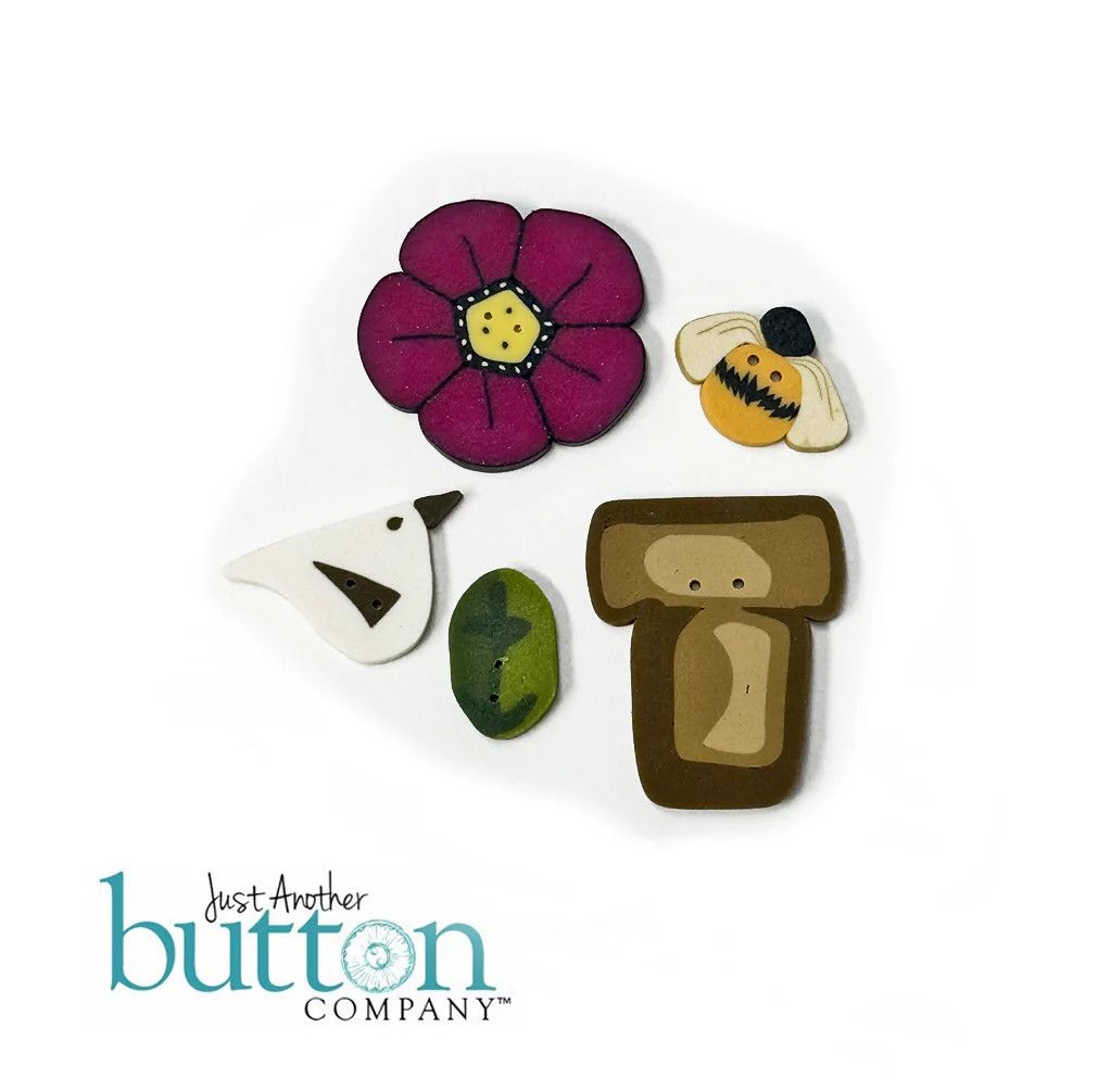 SB Garden Bag Button Set