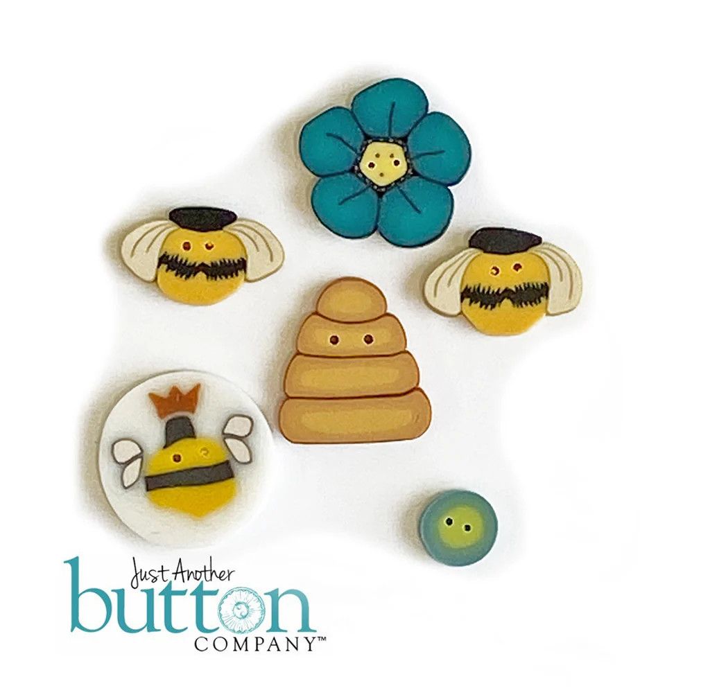 SB Queen Bee Button Set