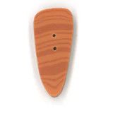 Small Carrot Nose Button