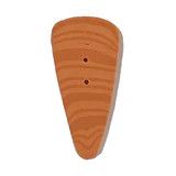Large Carrot Nose Button