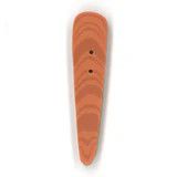 Large Thin Carrot Nose Button