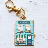 Bookshop Enamel Charm