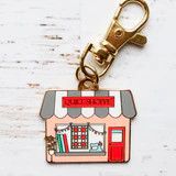 Quilt Shop Enamel Charm