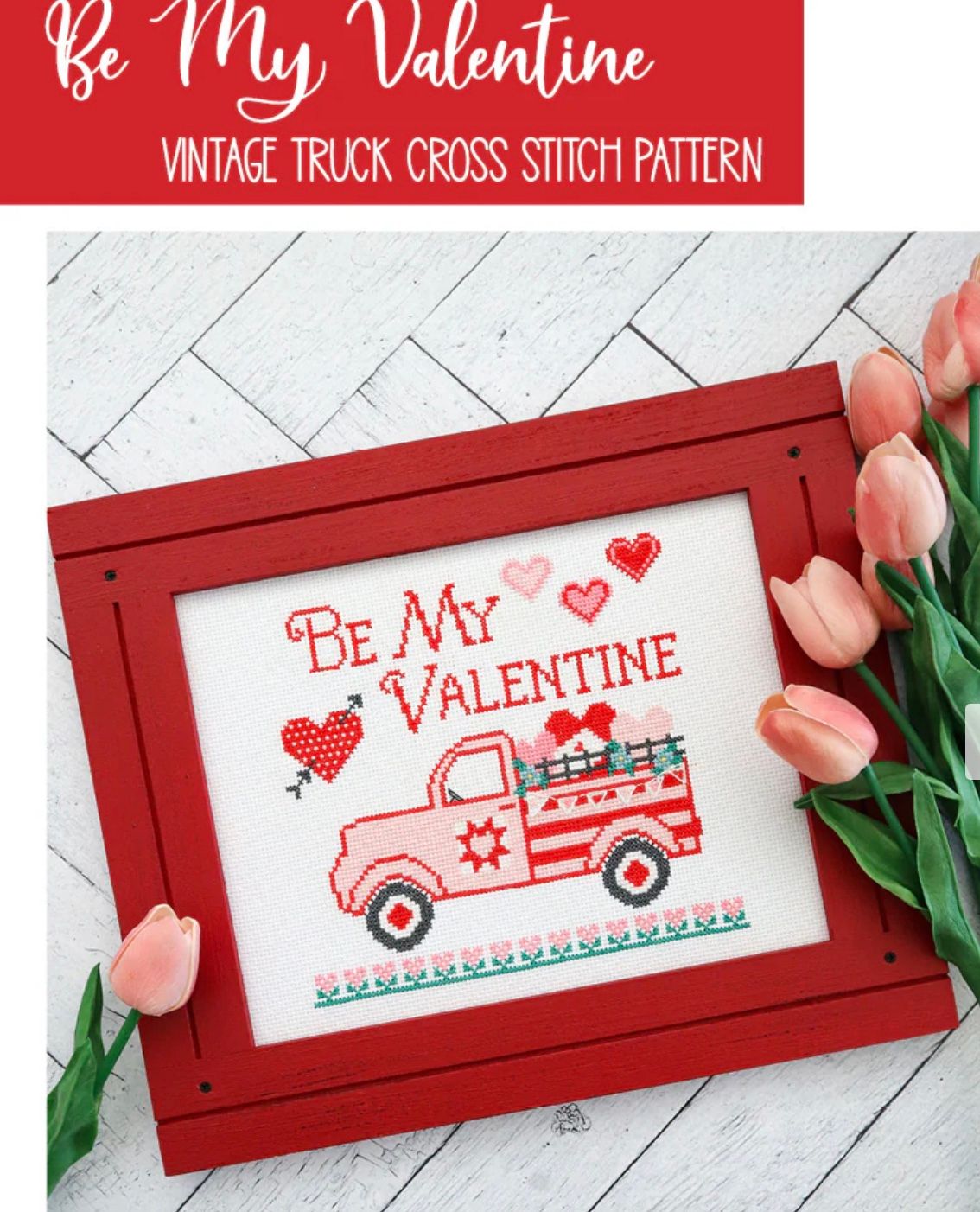 Be My Valentine Vintage Truck
