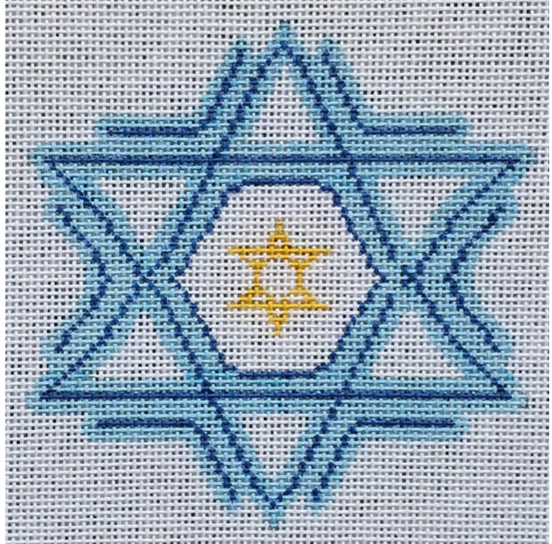 LL-ORN-13a: Hanukkah Snowflake