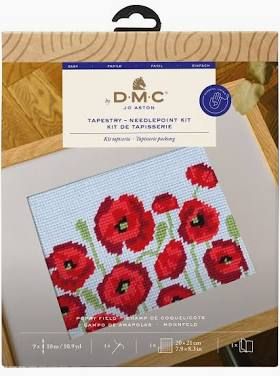 Needlepoint Poppy Kit