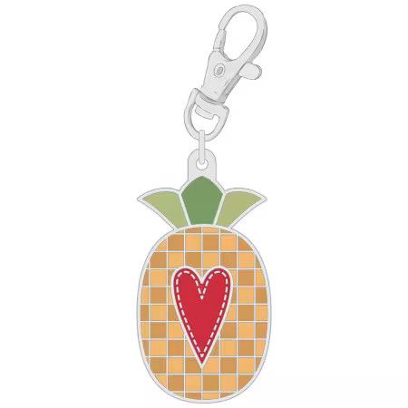Happy Pineapple Bag Charm