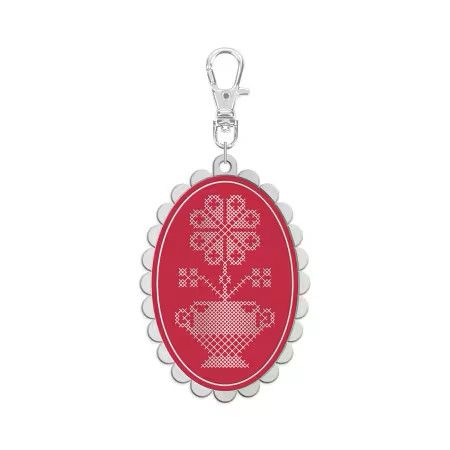 Cross Stitch Bag Charm