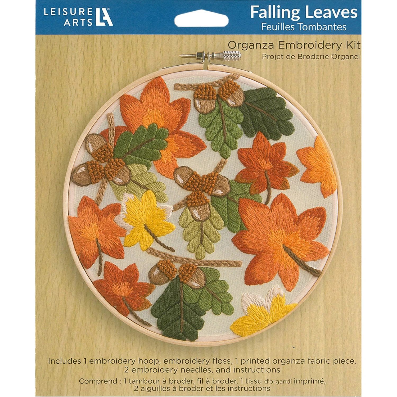 Falling Leaves Embroidery Kit