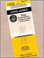 JJ Beading Needle - Size 12 (Short)