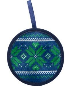 7038: Fair Isle Blue Stitch-Up